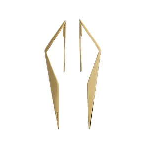 18K Gold Plated Statement Dune Earrings