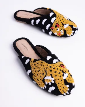 Bagheera - Tufted Slippers - Ink
