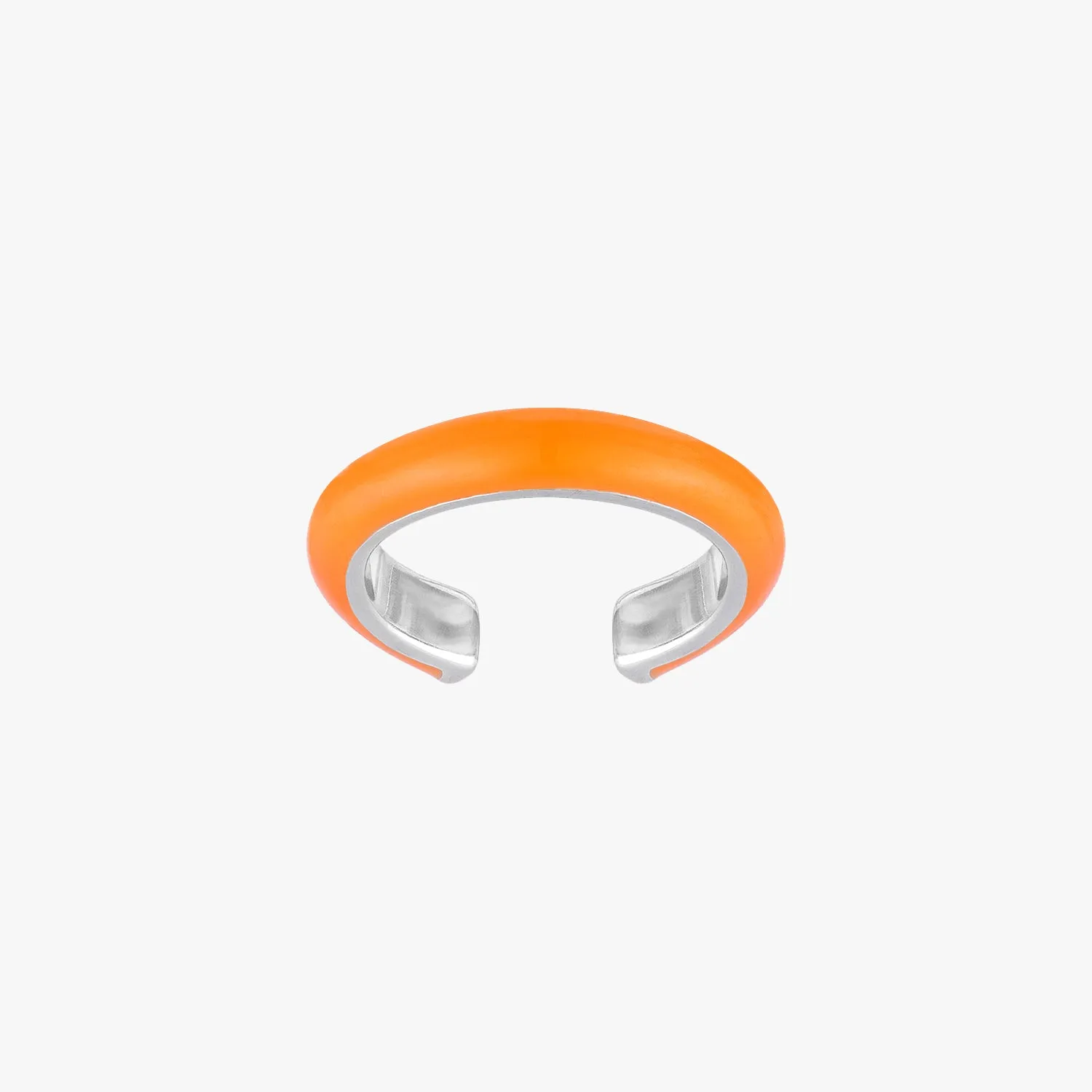 Bold Orange Ear Cuff