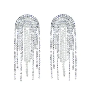 Crystal Rhinestone Statement Earrings