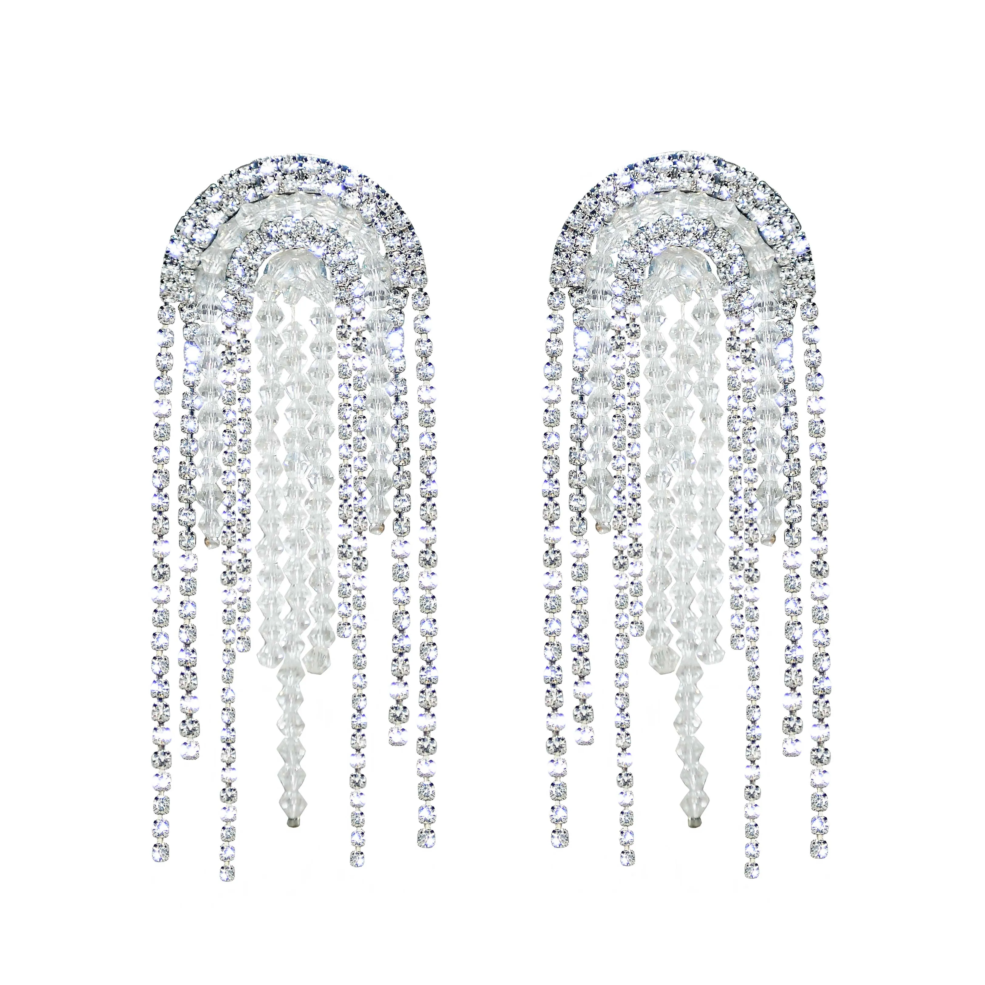 Crystal Rhinestone Statement Earrings