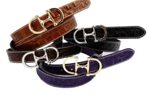 Lilo- Custom Belts 1.25" Gun Metal Bit