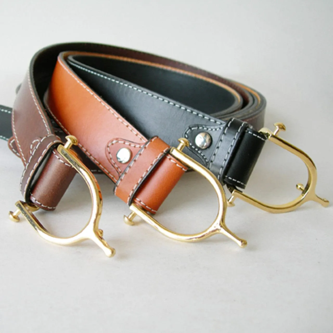 Lilo- Custom Belts 1.50" Gold Spur