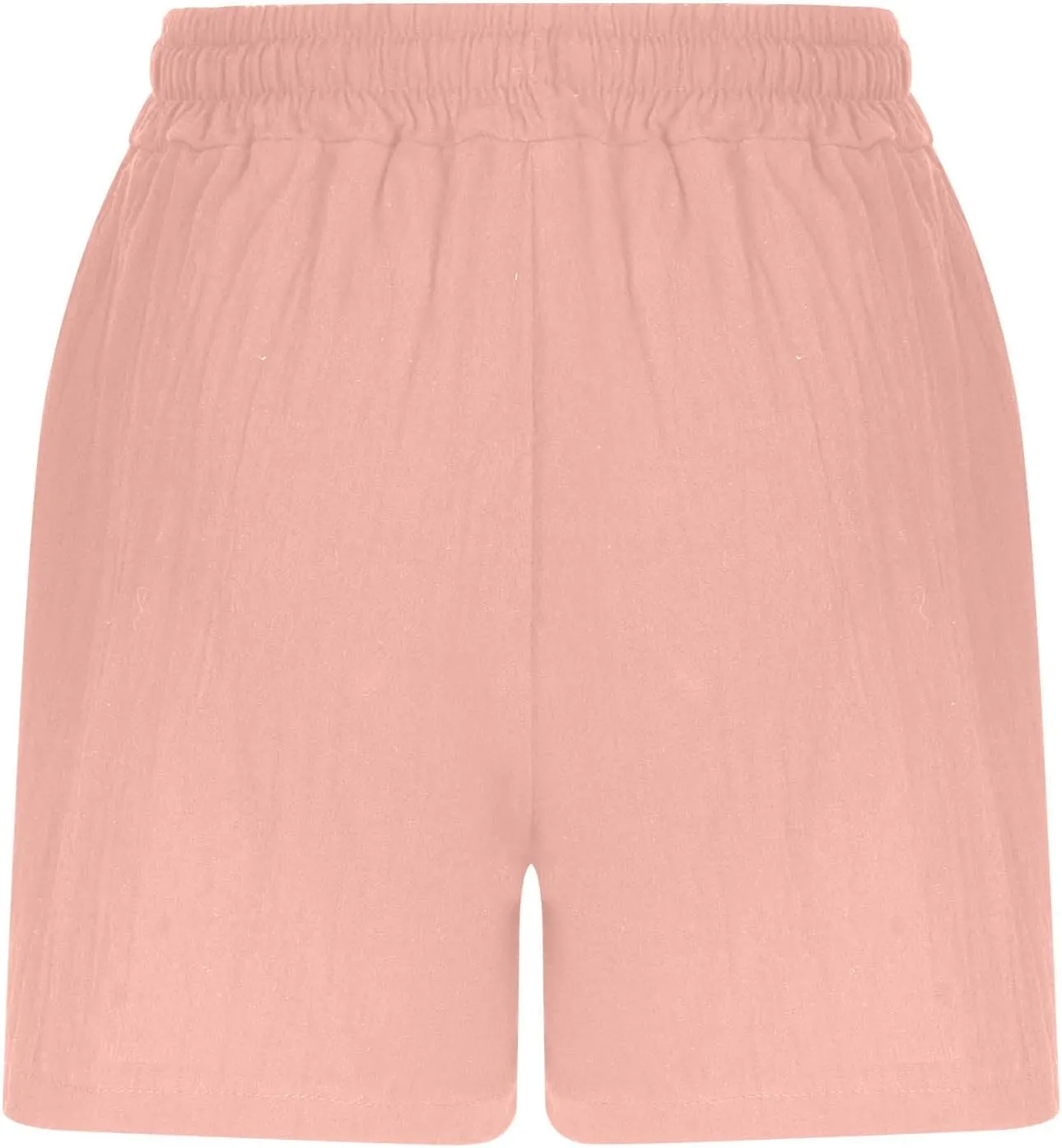 Linen Shorts for Women Casual Wide Leg Short Pants Summer Drawstring Beach Trouser High Waisted Lounge Pant