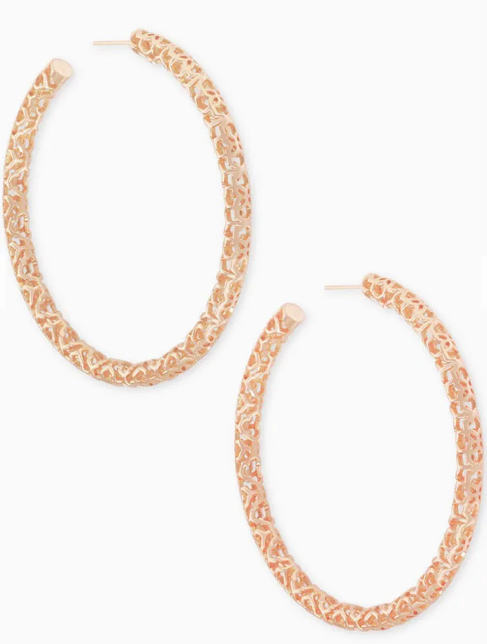 Maggie Rose Gold Hoop
