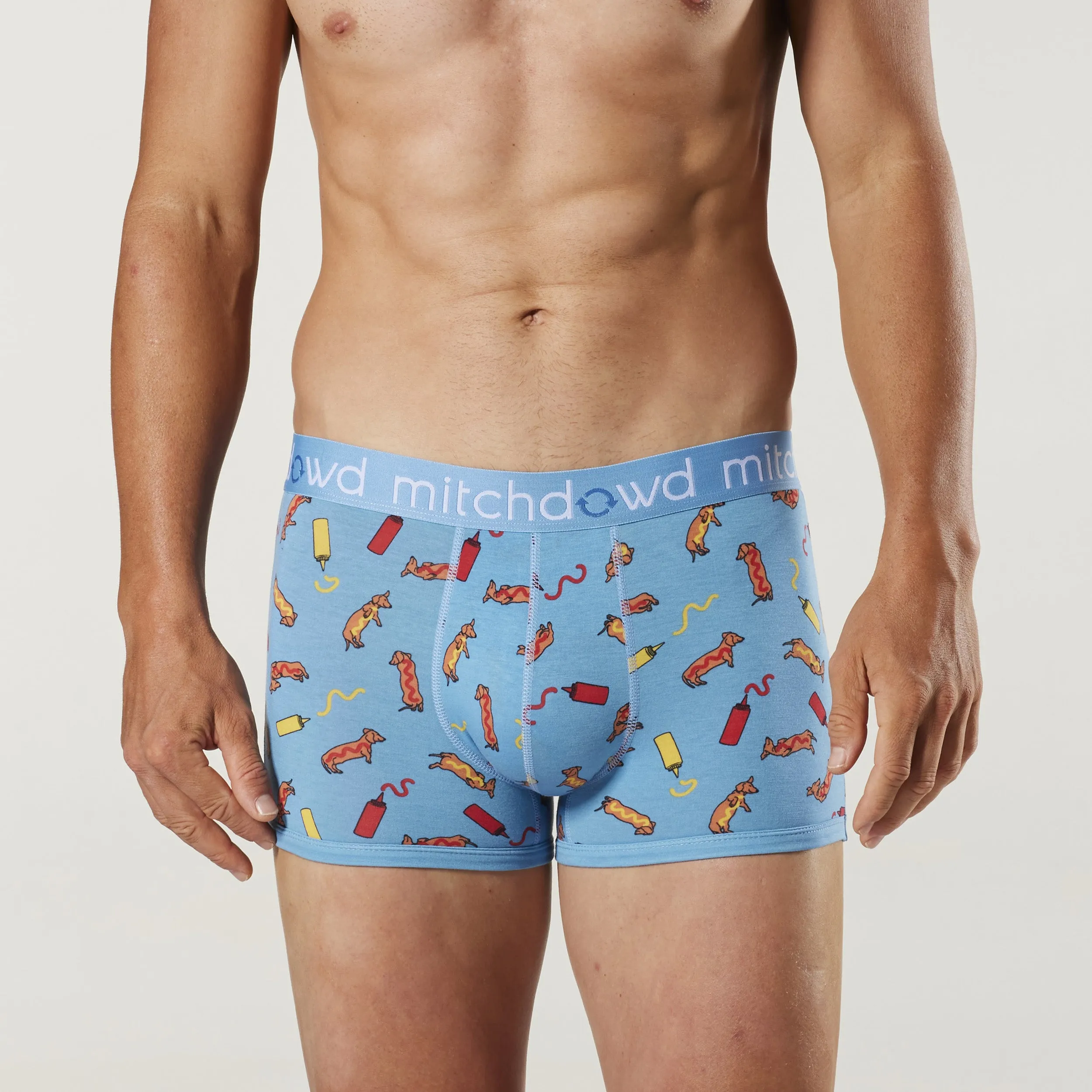 Men's Hot Dogs Bamboo Trunk - Blue