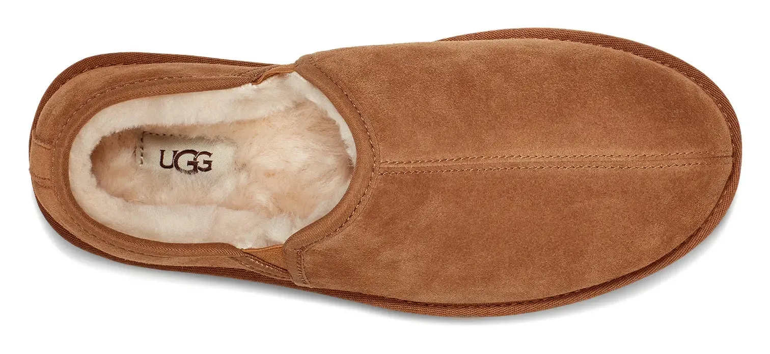 Mens UGG Scuff Romeo II Cozy Suede Slippers with Plush Wool Lining