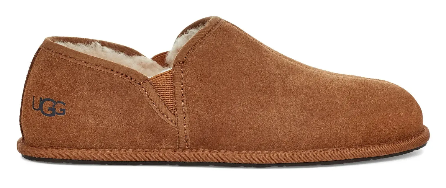 Mens UGG Scuff Romeo II Cozy Suede Slippers with Plush Wool Lining