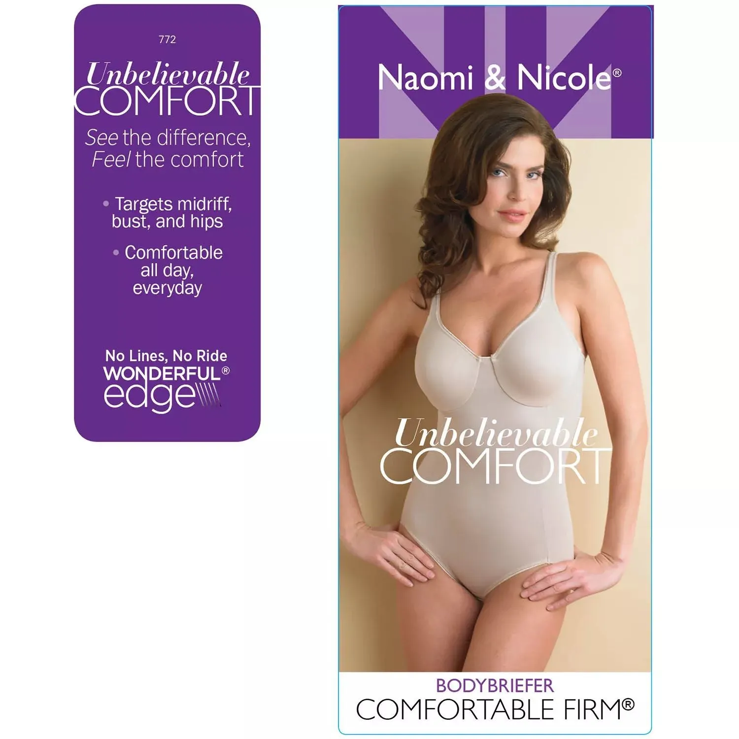 Naomi & Nicole Shapewear Incredible comfort Bodybriefer 772 Naomi & Nicole