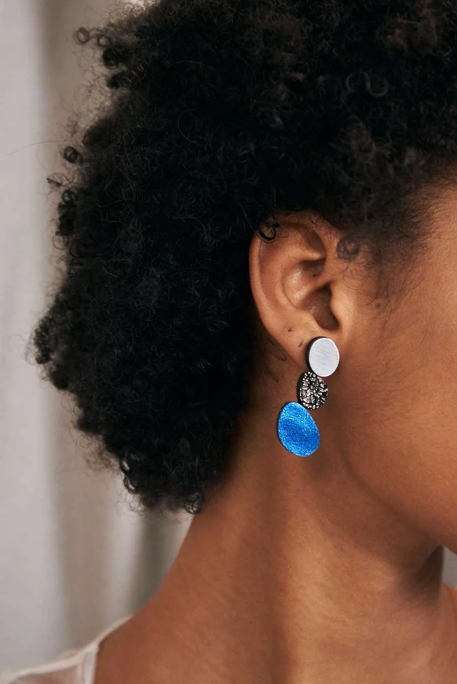 Organic Reflections Earrings in various colours