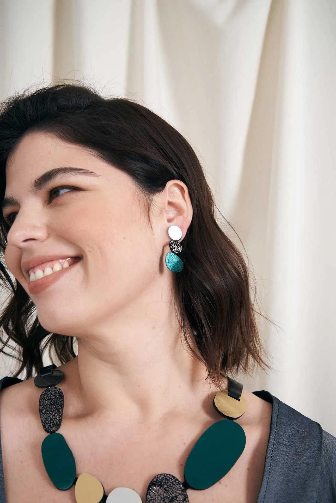 Organic Reflections Earrings in various colours