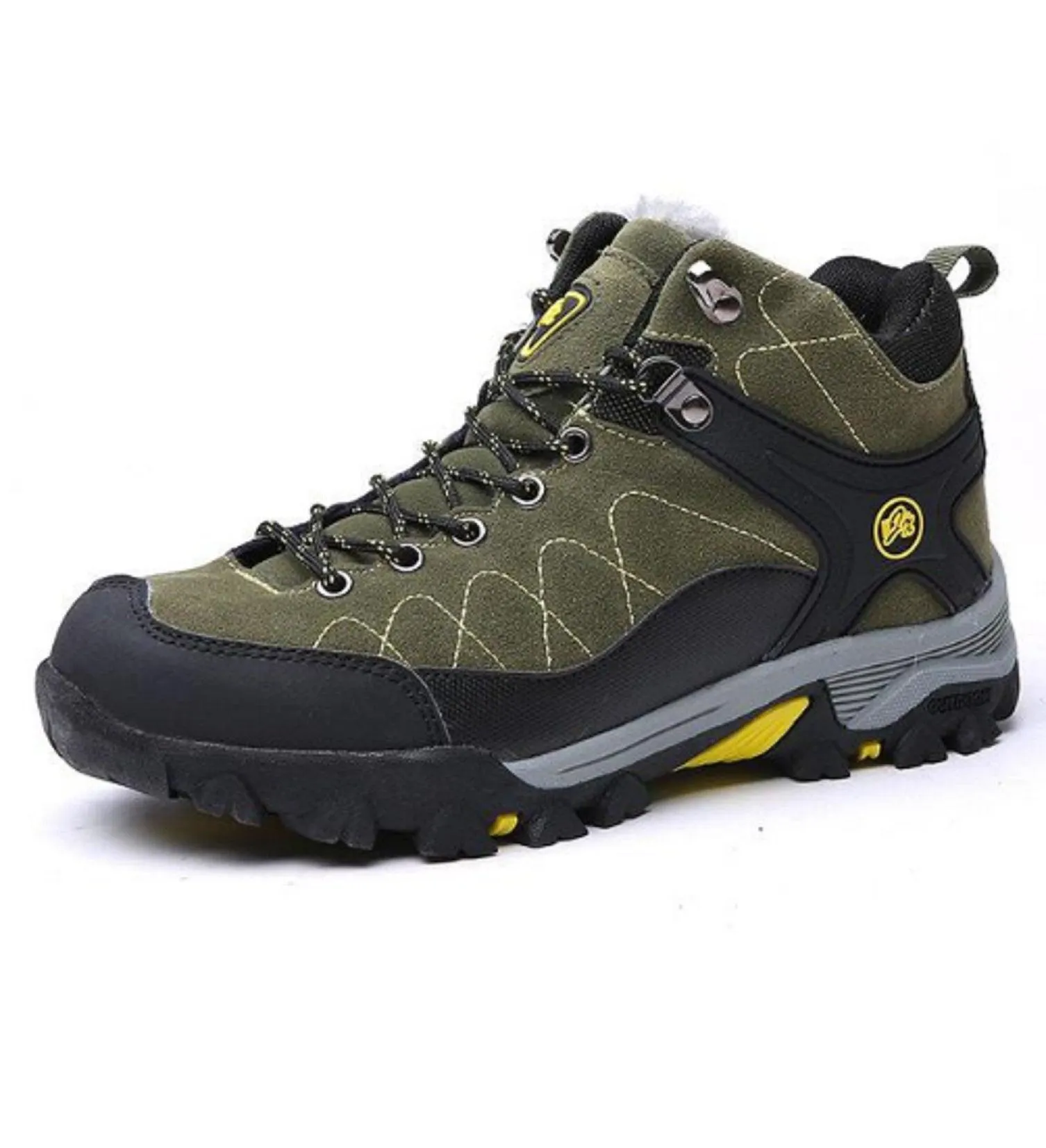 Outdoor High-top Hiking Warm Cotton Shoes