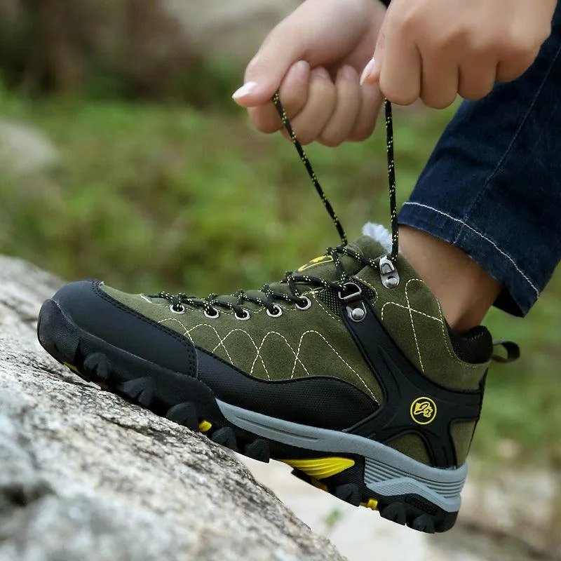 Outdoor High-top Hiking Warm Cotton Shoes