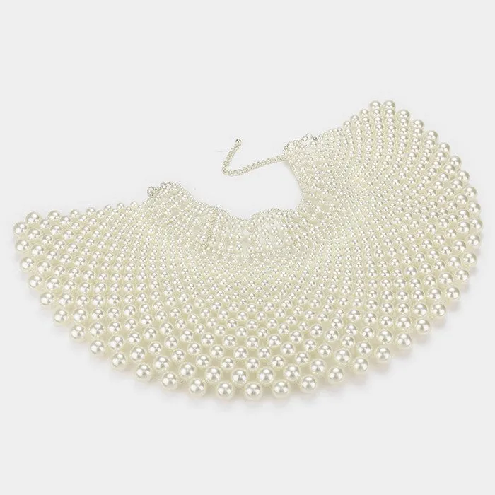 Pearl armor choker