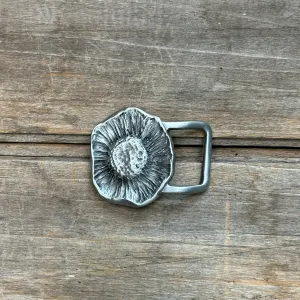 Pewter Mushroom Indiana Metal Craft Belt Buckle