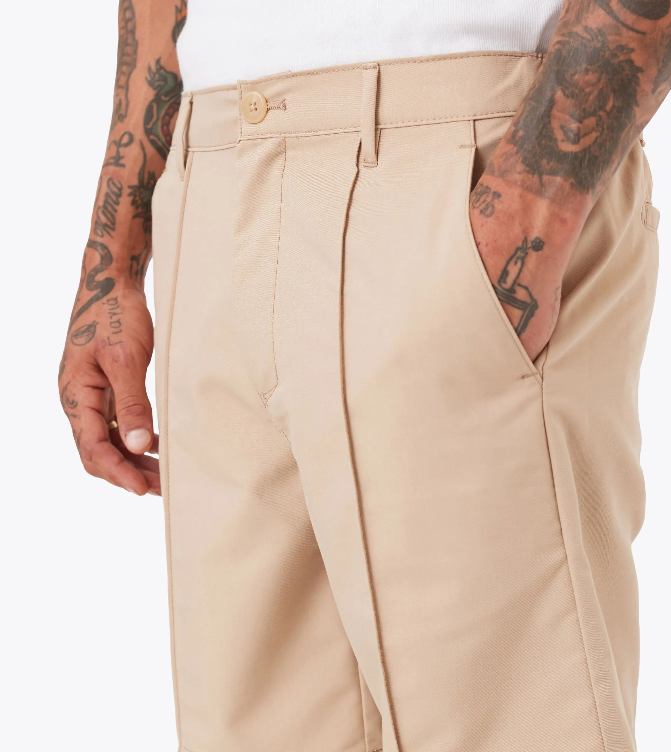 Provence Pintuck Short Sandstone
