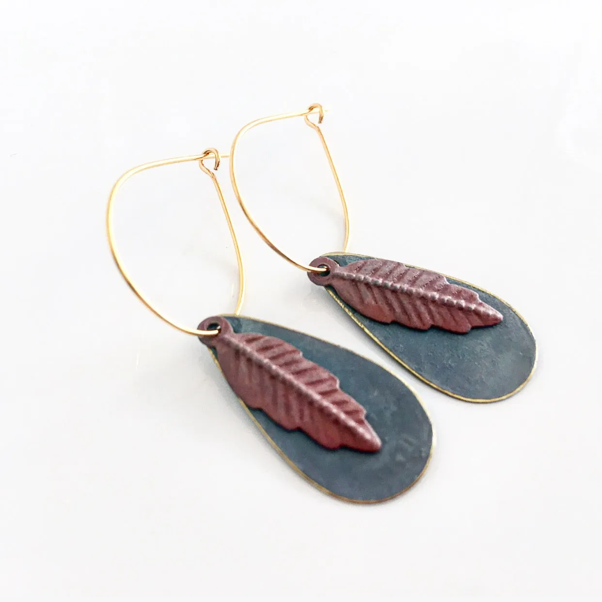 "Teeny Patiny" Drop Earrings (Various Colours)