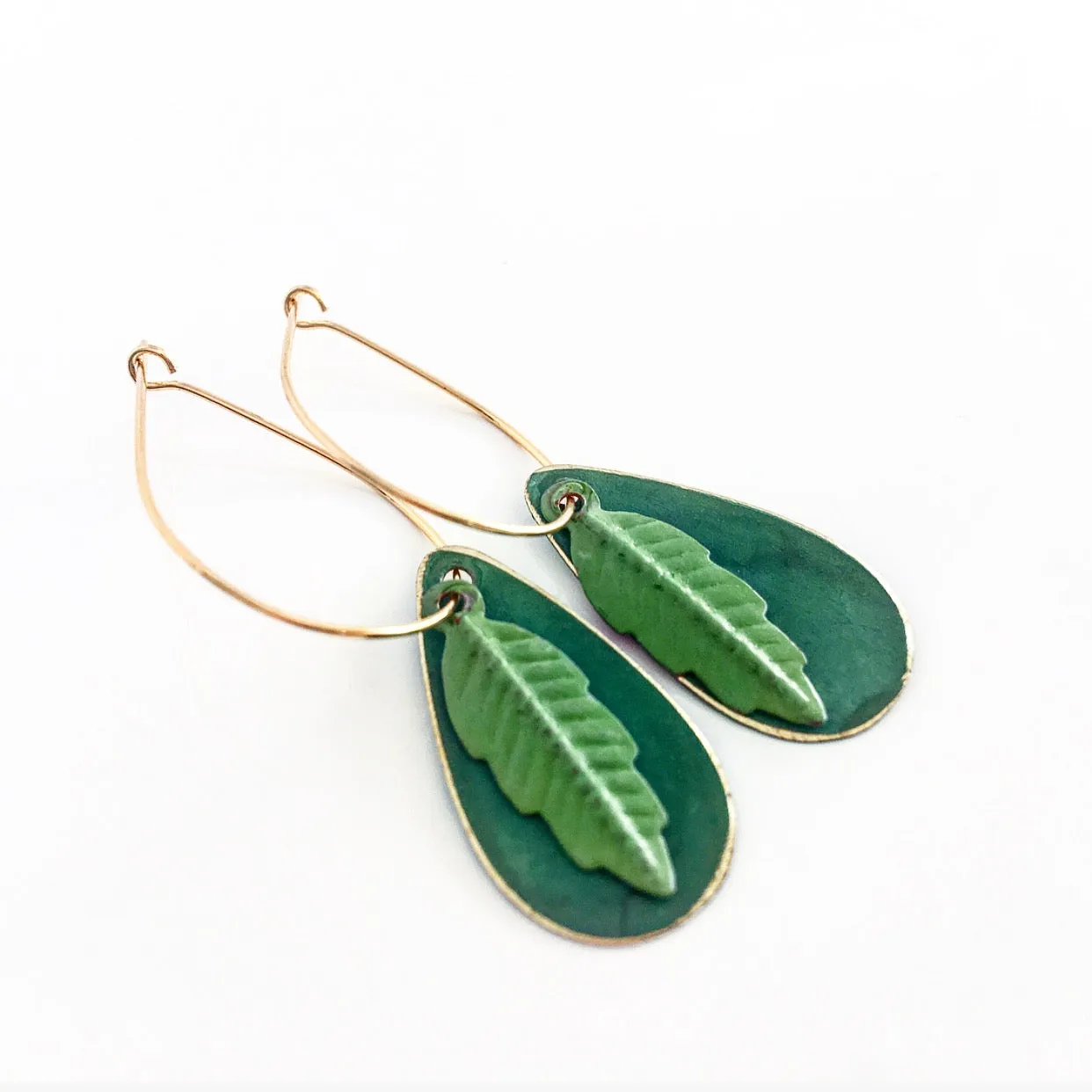 "Teeny Patiny" Drop Earrings (Various Colours)
