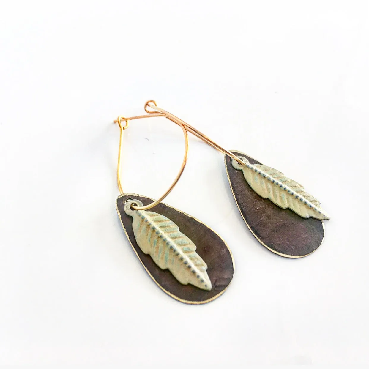"Teeny Patiny" Drop Earrings (Various Colours)