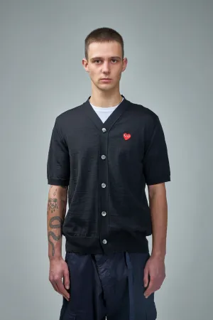 V-Neck Short Sleeve Cardigan