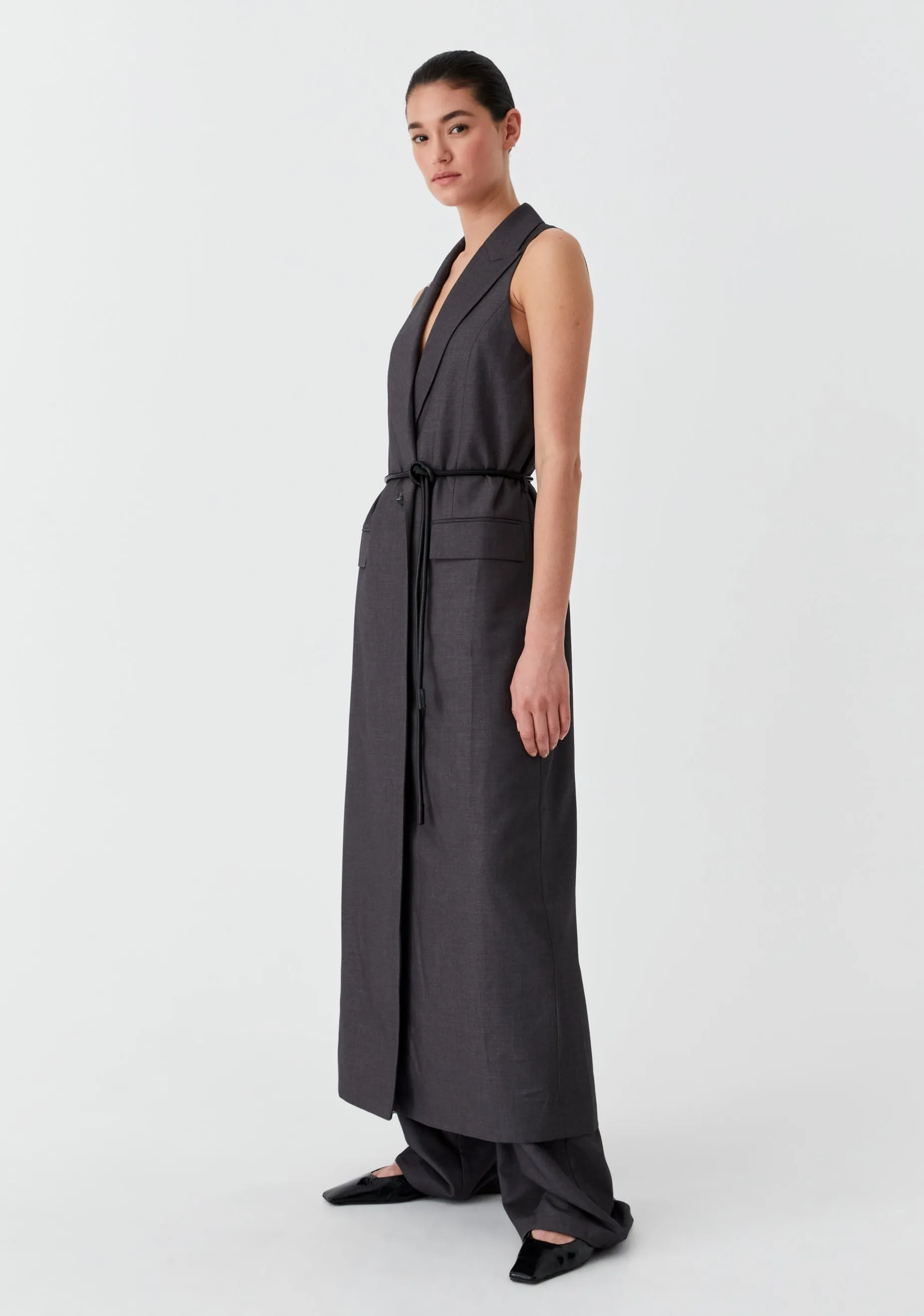 Vale Vest Dress_Charcoal