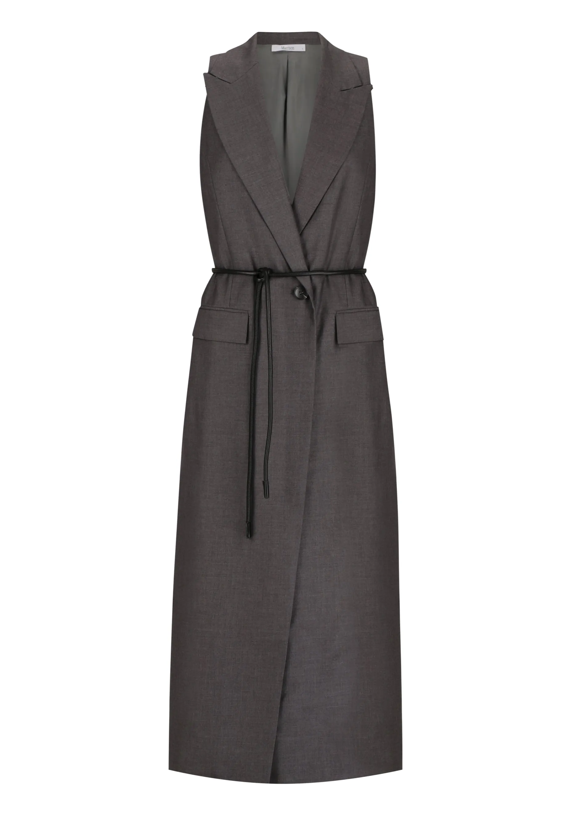 Vale Vest Dress_Charcoal