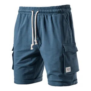West Louis Men's Casual Cotton Side Pockets Shorts