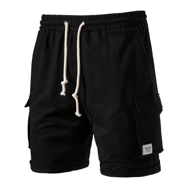 West Louis Men's Casual Cotton Side Pockets Shorts