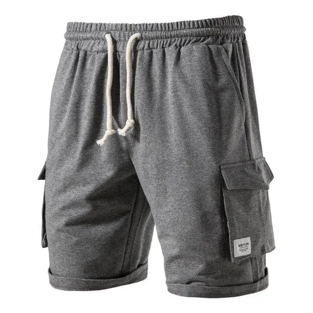 West Louis Men's Casual Cotton Side Pockets Shorts