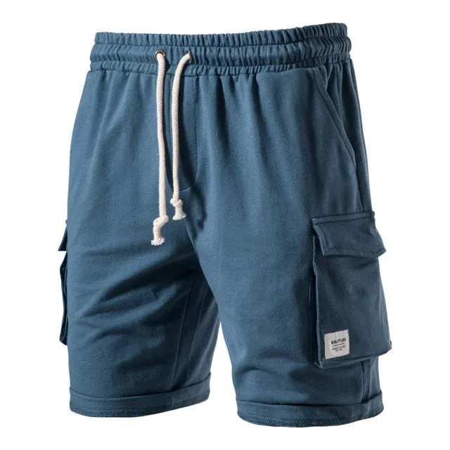 West Louis Men's Casual Cotton Side Pockets Shorts