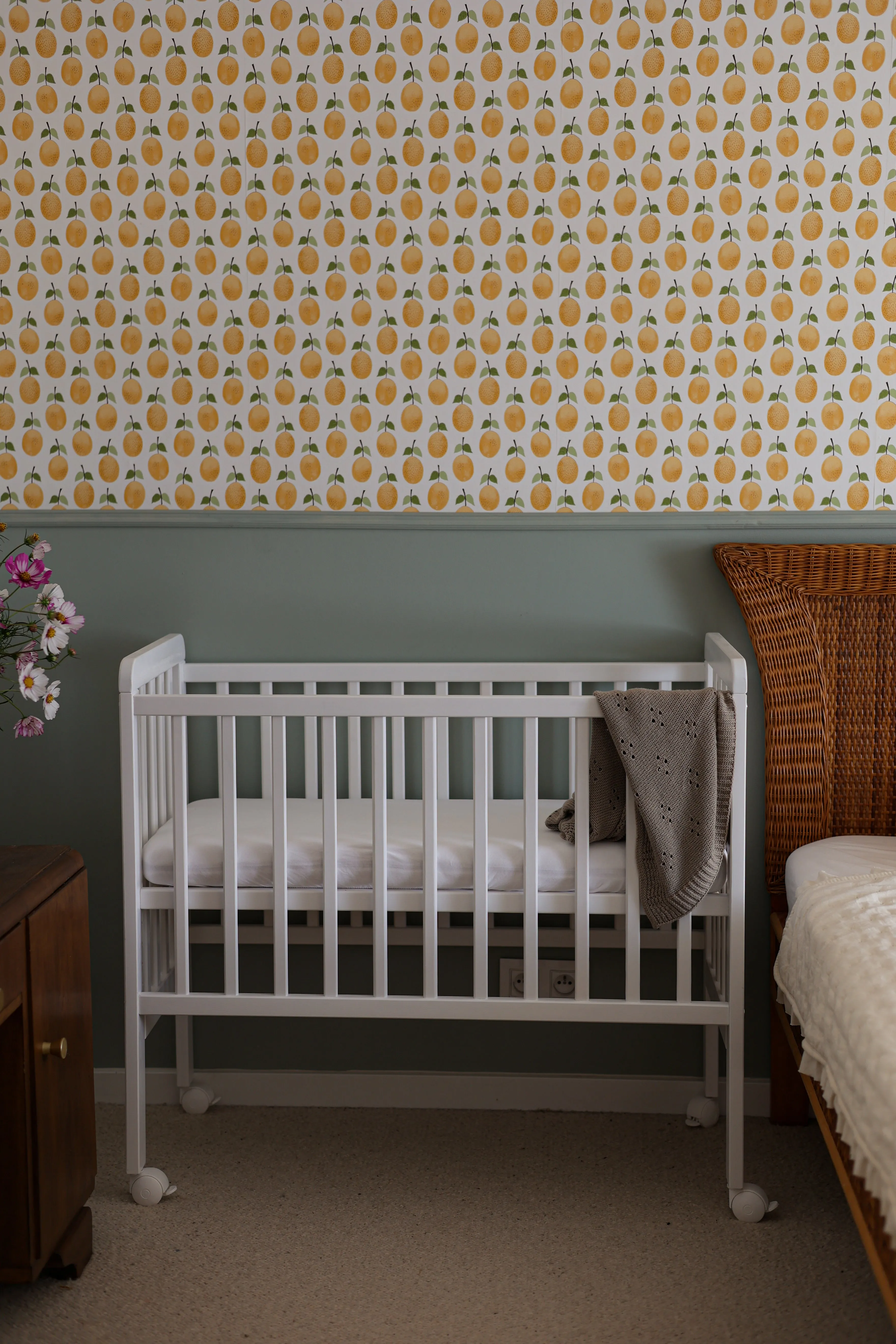 Wooden Co-Sleeper - White