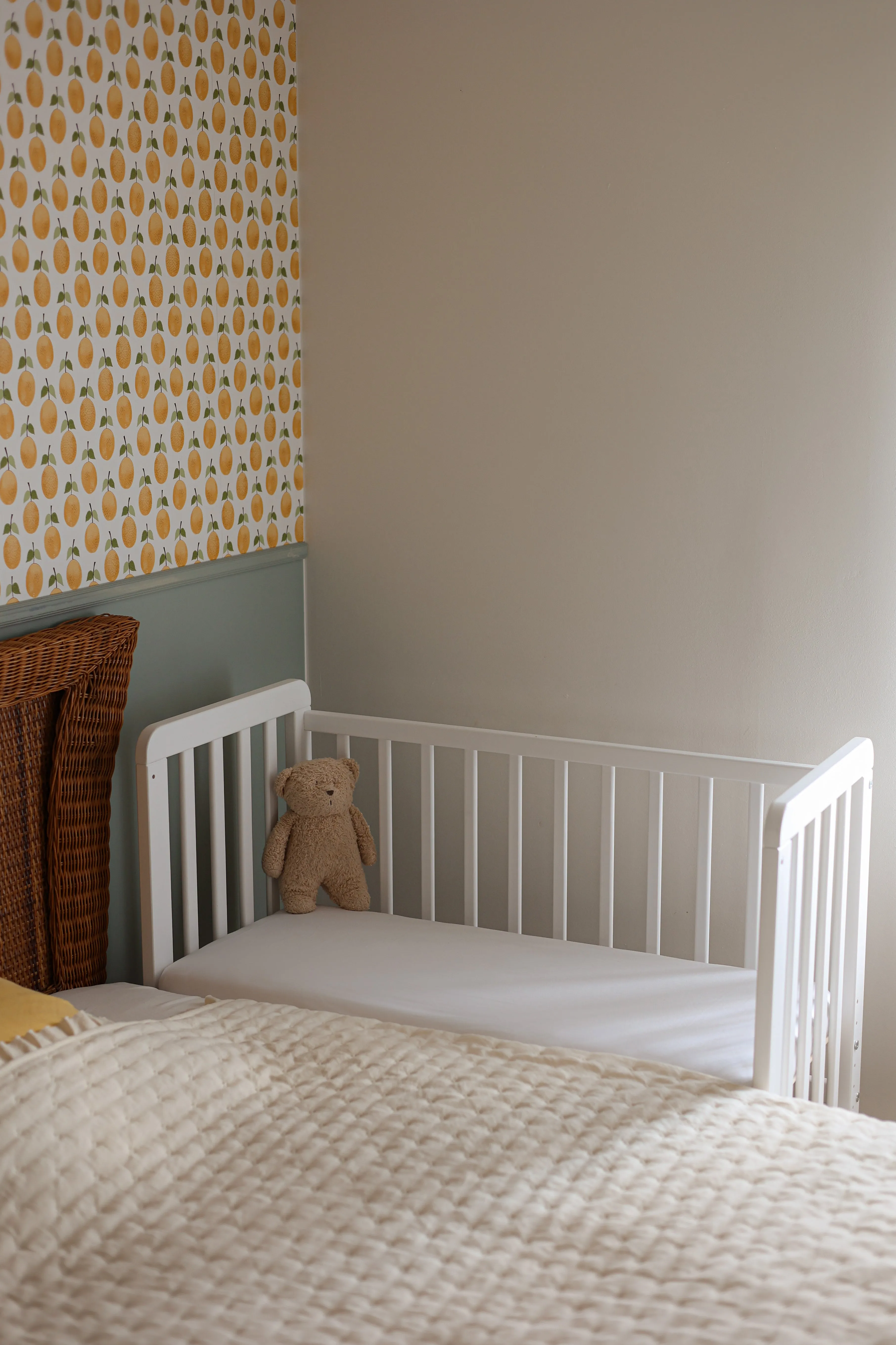 Wooden Co-Sleeper - White