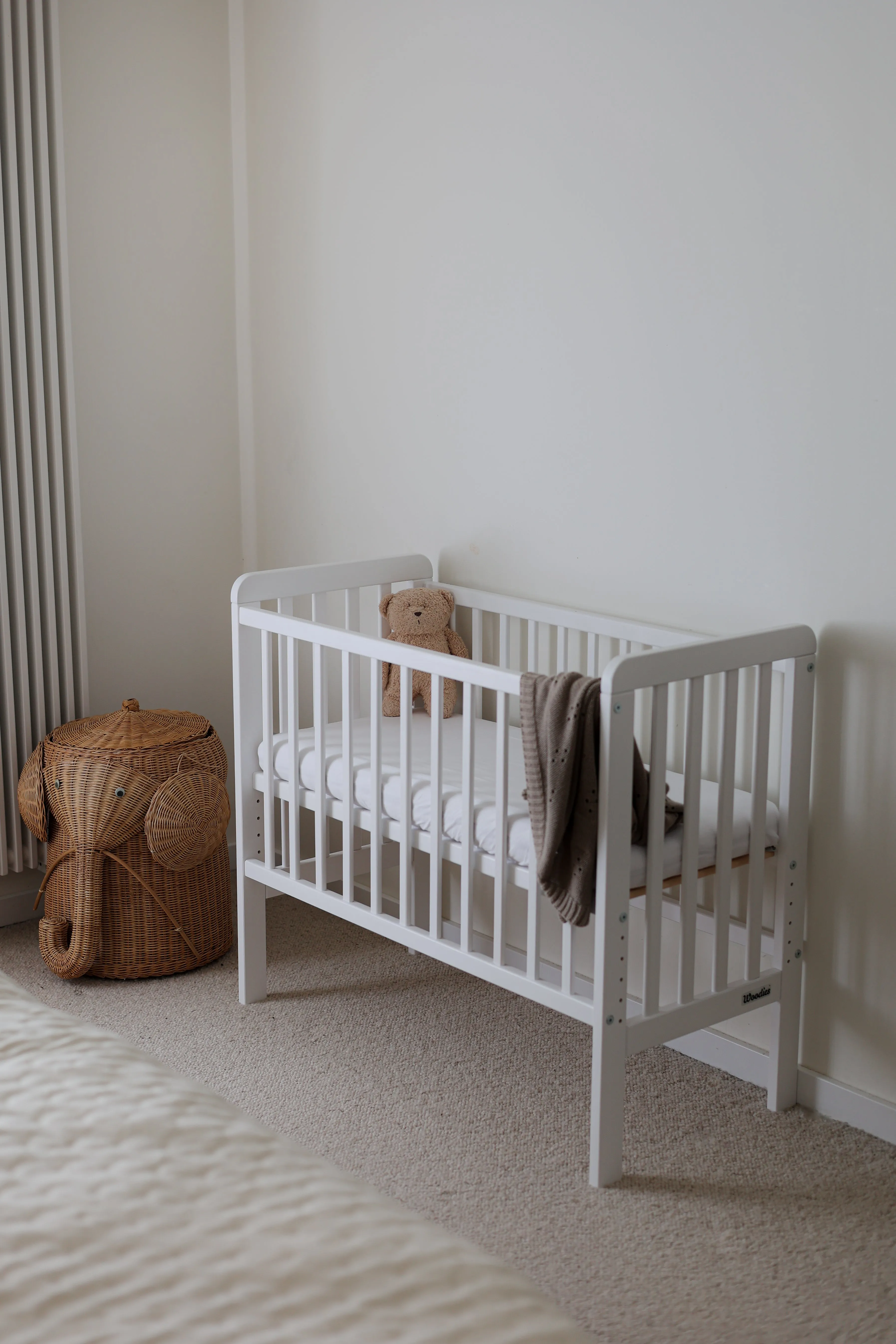 Wooden Co-Sleeper - White