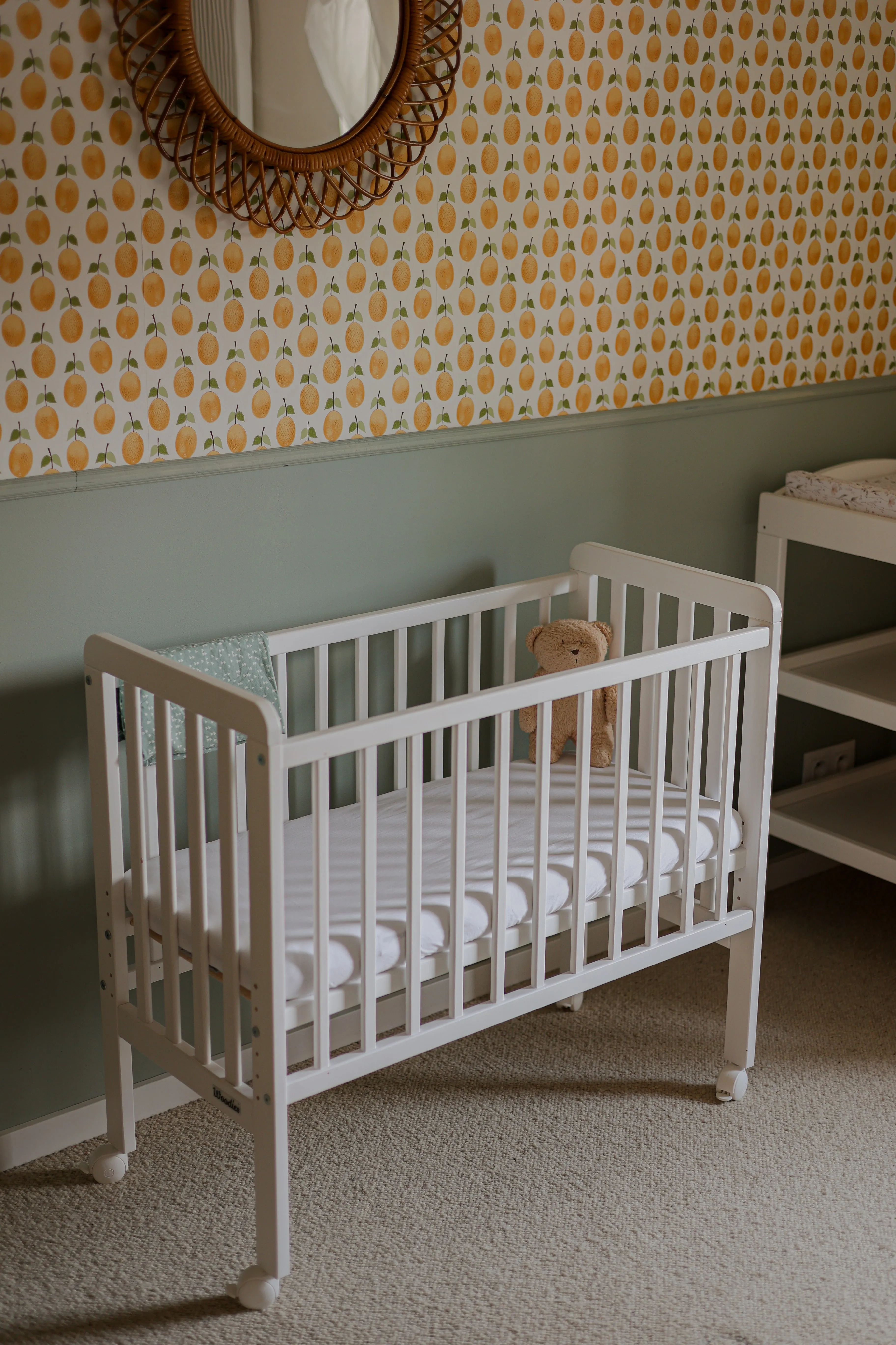 Wooden Co-Sleeper - White